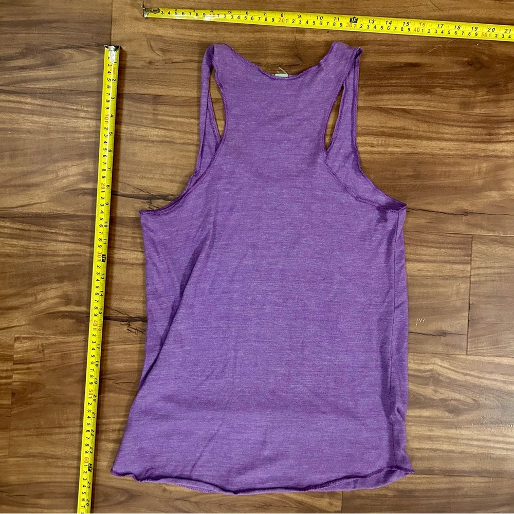 Alternative Purple Graphic Racerback Tank Top - Picture 3 of 4